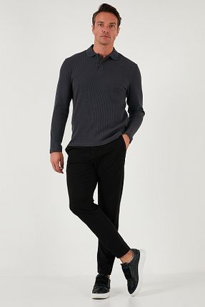 شلوار مشکی مردانه پنبه - الاستین Buratti - کد 863490383