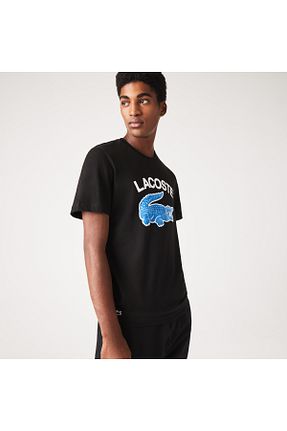 تیشرت مشکی مردانه رگولار Lacoste - کد 682781227