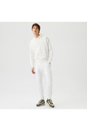 شلوار کرمگن سفید مردانه اسلیم فیت Lacoste - کد 649012711