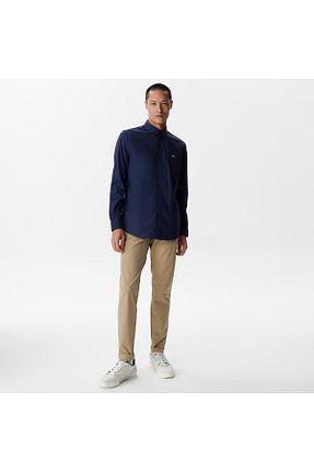 شلوار بژ مردانه پنبه ای Lacoste - کد 769524337