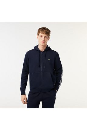 سوئیشرت سرمه ای مردانه ساده Lacoste - کد 777679672