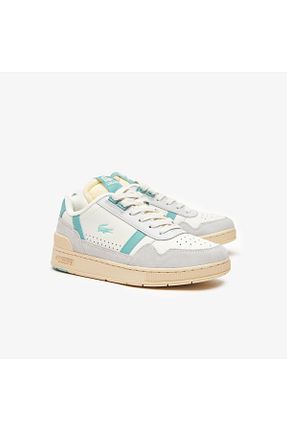 کفش اسنیکر سفید زنانه بند دار Lacoste - کد 755950973
