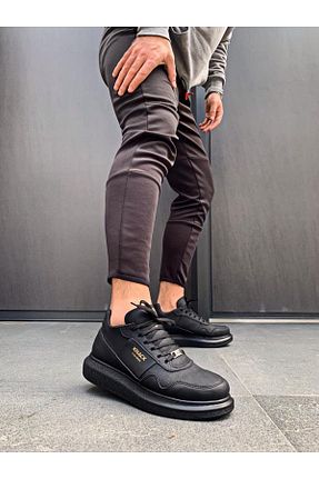 کفش کژوال مشکی مردانه چرم مصنوعی Shine Leather - کد 901554419