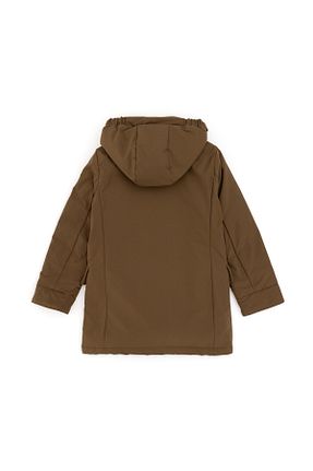پالتو پشمی خاکی بچه گانه گشاد U.S. Polo Assn. - کد 863623511
