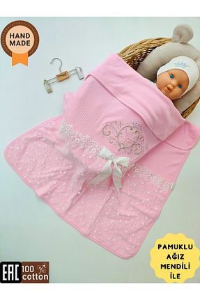 پتوی کودک و نوزاد صورتی پنبه ای Tomuycuk - کد 841229994