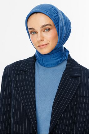 روسری سرمه ای پنبه ای Mooncorn - کد 863616806