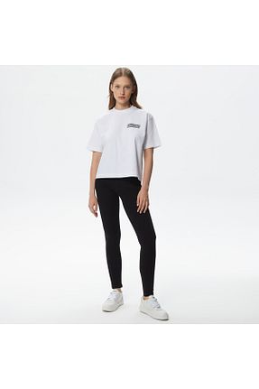 شلوار مشکی زنانه پنبه ای Lacoste - کد 756011645