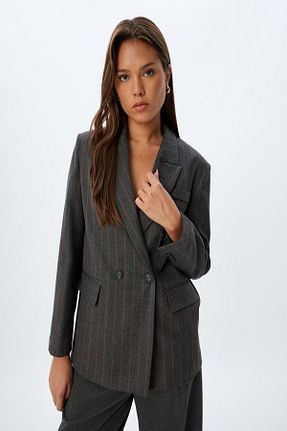 کت زرشکی زنانه اورسایز Koton - کد 861543164