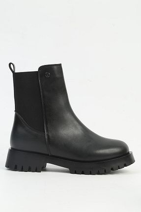 بوت / نیم بوت مشکی زنانه چرم مصنوعی Pierre Cardin - کد 862423431