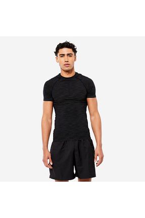 تیشرت اسپرت مشکی مردانه رگولار Decathlon - کد 862443850