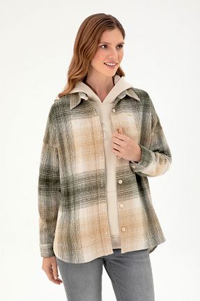 پیراهن خاکی زنانه رگولار U.S. Polo Assn. - کد 860687726