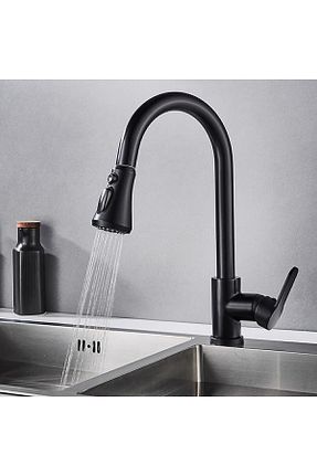 شیر سینک ظرفشویی مشکی FLEKO - کد 335498784
