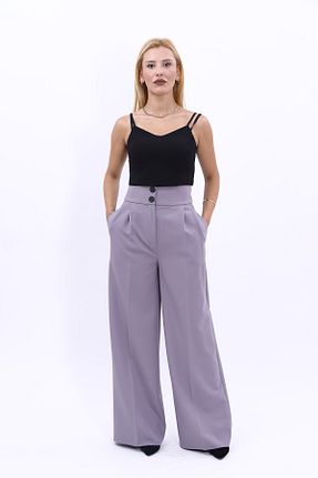 شلوار پارچه ای طوسی زنانه بلند ÖNDER ÖZSOY - کد 862502740