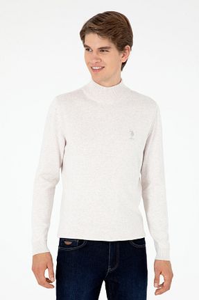 پلیور طوسی مردانه ساده U.S. Polo Assn. - کد 859384507