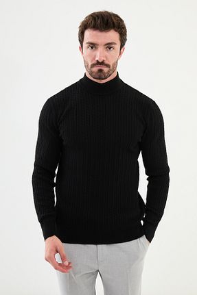 پلیور مشکی مردانه Saç Örgü Mcr - کد 859931833