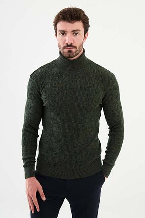 پلیور خاکی مردانه Saç Örgü Genel Markalar - کد 859931802