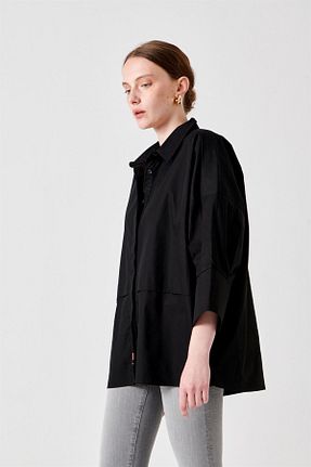پیراهن مشکی زنانه رگولار Denim Trip - کد 119565189