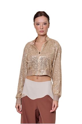 کت طلائی زنانه رگولار R4 - کد 862499284