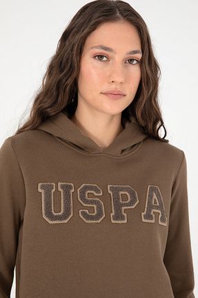 سوئیشرت خاکی زنانه چاپی U.S. Polo Assn. - کد 862507720