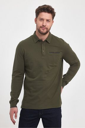 سوئیشرت خاکی مردانه ساده ENQUE - کد 862523095