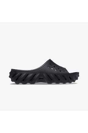 دمپائی مشکی زنانه پاشنه تخت Crocs - کد 848543369