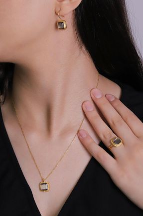 ست نقره رنگی زنانه 3 تایی Beyisa - کد 761670078