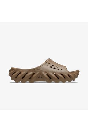 دمپائی قهوه ای زنانه پاشنه تخت Crocs - کد 729099954