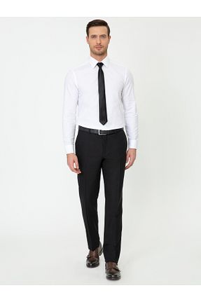 شلوار مشکی مردانه پارچه Cacharel - کد 862561577