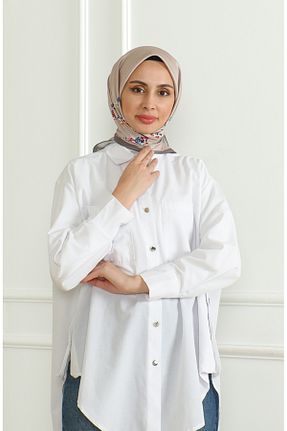 روسری قهوه ای İpek Tivil sefamerve - کد 862592970