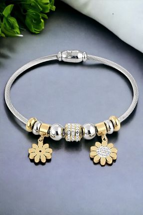 دستبند استیل (فولاد) زنانه استیل ضد زنگ Daniel Klein - کد 862580594