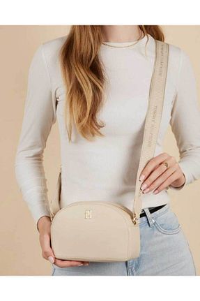 کیف دوشی بژ زنانه Tommy Hilfiger - کد 845306231