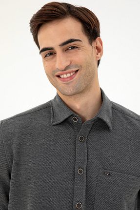 پیراهن سفید مردانه یقه پیراهنی U.S. Polo Assn. - کد 862574487