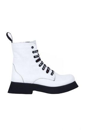 بوت / نیم بوت سفید زنانه چرم خالص Bueno Shoes - کد 162144016