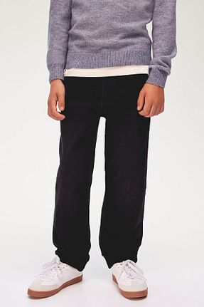 شلوار جین طوسی بچه گانه پاچه لوله تفنگی H&M - کد 862599205