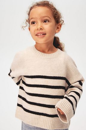 پلیور بژ بچه گانه ساده H&M - کد 862599713