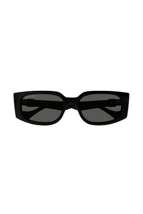 عینک آفتابی مشکی زنانه UV400 Gucci - کد 820156708
