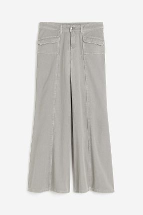 شلوار طوسی زنانه پنبه ای H&M - کد 862599342