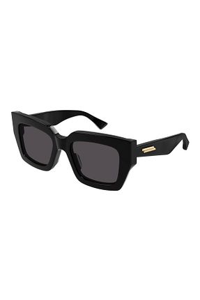 عینک آفتابی مشکی زنانه UV400 Bottega Veneta - کد 758164185