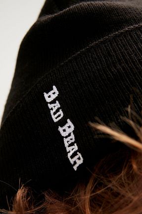 کلاه پشمی مشکی مردانه Bad Bear - کد 647200515