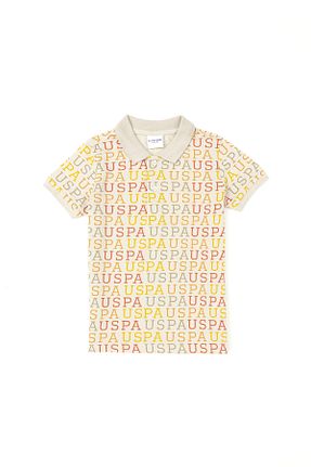 پولوشرت بژ بچه گانه %100 پنبه U.S. Polo Assn. - کد 830487216