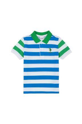 پولوشرت آبی بچه گانه پارچه ای U.S. Polo Assn. - کد 834926467