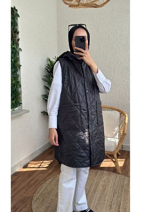 جلیقه حجاب مشکی زنانه کلوش MODA VEDAT - کد 862642435