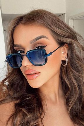 عینک آفتابی آبی زنانه UV400 mylove - کد 442445712