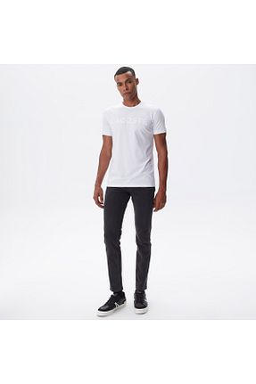 شلوار طوسی مردانه پنبه ای Lacoste - کد 769546500