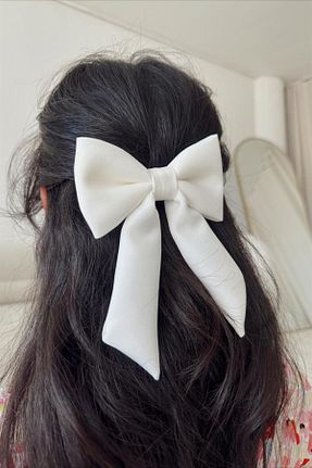 گیره سر سفید زنانه پلی استر mylove - کد 680297044