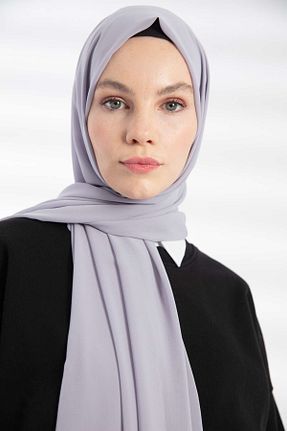 شال طوسی زنانه پنبه ای Bonjela - کد 795687151