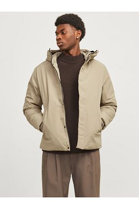 کاپشن بژ مردانه رگولار Jack & Jones - کد 862701972