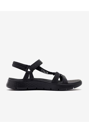 صندل مشکی زنانه پاشنه تخت Skechers - کد 803383413