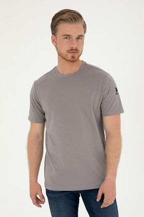 تیشرت طوسی مردانه رگولار U.S. Polo Assn. - کد 832499261
