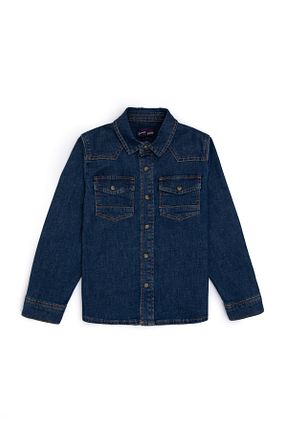 پیراهن آبی بچه گانه رگولار U.S. Polo Assn. - کد 829938410